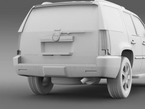 cadillac escalade european version 3D Model