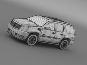 cadillac escalade european version 3D Model