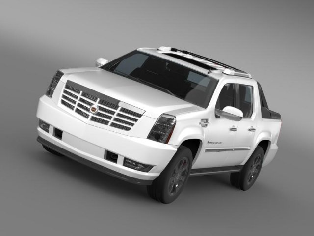 cadillac escalade ext 3D 模型 .c4d .max .obj .3ds .fbx .stl .blend