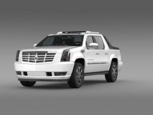 cadillac escalade ext 3D 模型