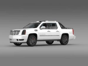 cadillac escalade ext 3D Model