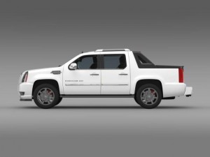 cadillac escalade ext 3D 模型