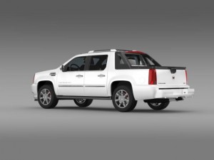 cadillac escalade ext 3D 模型