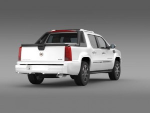 cadillac escalade ext 3D 模型