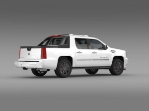 cadillac escalade ext 3D 模型