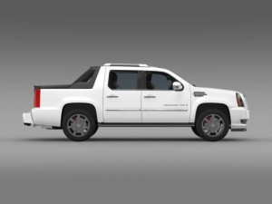 cadillac escalade ext 3D 模型