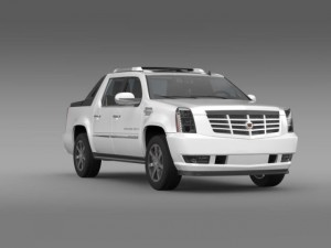 cadillac escalade ext 3D 模型