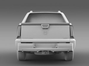 cadillac escalade ext 3D 模型