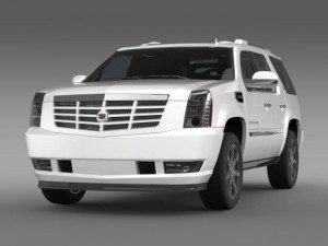 cadillac escalade hybrid 3Dモデル