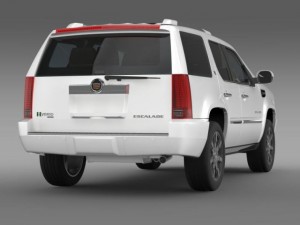 cadillac escalade hybrid 3Dモデル
