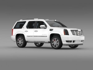cadillac escalade hybrid 3Dモデル
