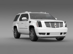 cadillac escalade hybrid 3Dモデル