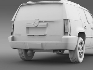 cadillac escalade hybrid 3Dモデル