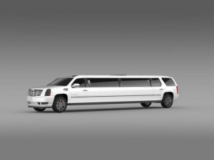 cadillac escalade limo 3D Model