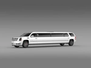 cadillac escalade limo 3D Model