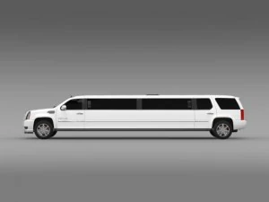 cadillac escalade limo 3D Model