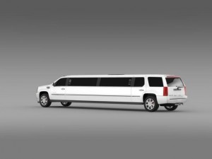 cadillac escalade limo 3D Model