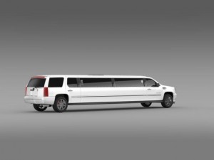 cadillac escalade limo 3D Model