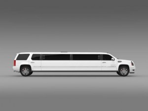 cadillac escalade limo 3D Model