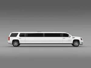 cadillac escalade limo 3D Model