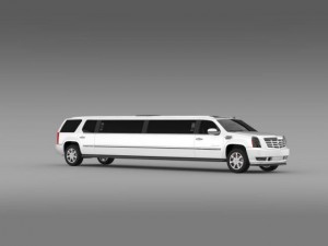 cadillac escalade limo 3D Model