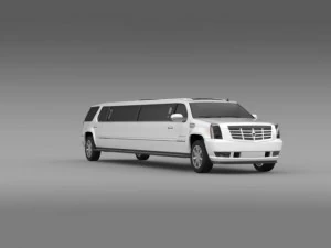 cadillac escalade limo 3D Model