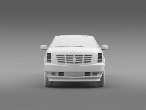 cadillac escalade limo 3D Model