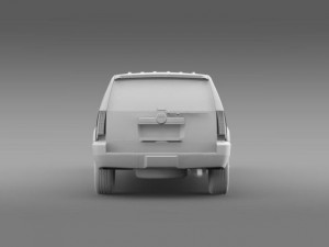 cadillac escalade limo 3D Model