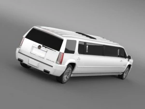 cadillac escalade limo 2013 3D Model