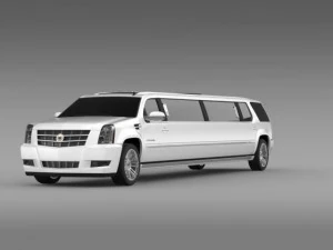 cadillac escalade limo 2013 3D Model