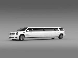 cadillac escalade limo 2013 3D Model