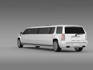 cadillac escalade limo 2013 3D Model
