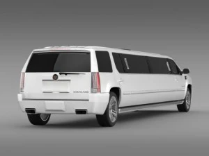 cadillac escalade limo 2013 3D Model