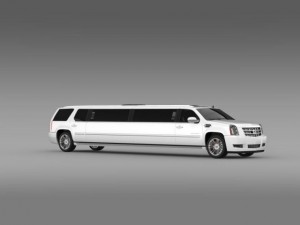 cadillac escalade limo 2013 3D 模型