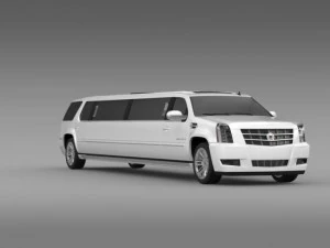 cadillac escalade limo 2013 3D Model