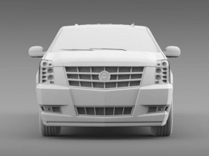 cadillac escalade limo 2013 3D 模型