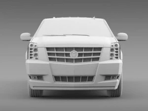 cadillac escalade limo 2013 3D Model