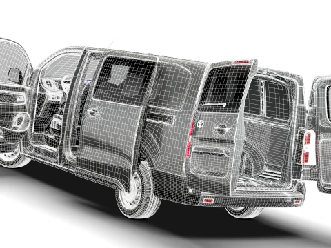Toyota Proace Auto DCab L3 HQInt 2027 3D Model