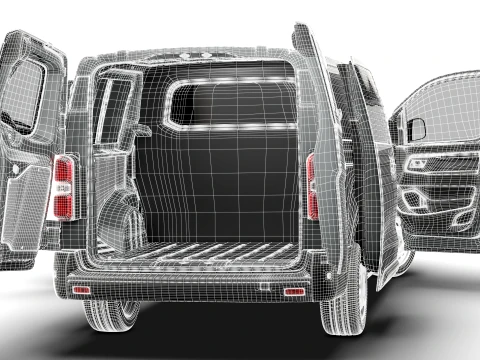 Toyota Proace Auto DCab L3 HQInt 2027 3D Model