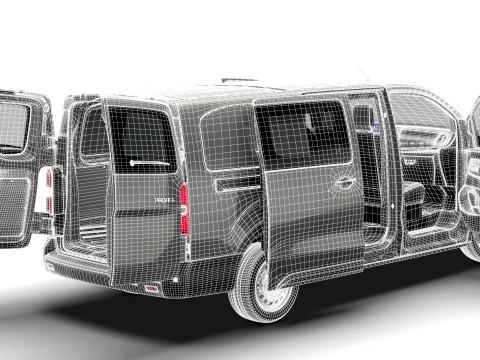 Toyota Proace Auto DCab L3 HQInt 2027 3D Model