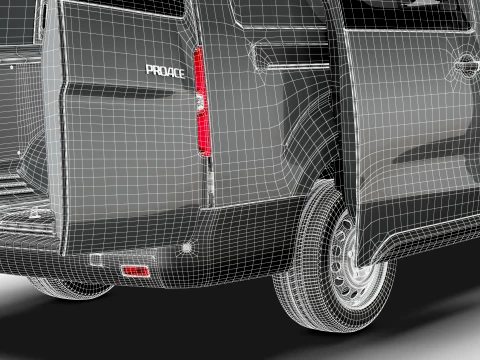 Toyota Proace Auto DCab L3 HQInt 2027 3D Model