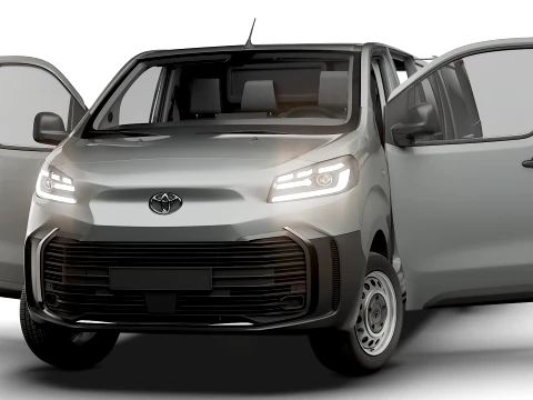 Toyota Proace Auto Van L3 HQInt 2027 3D 모델