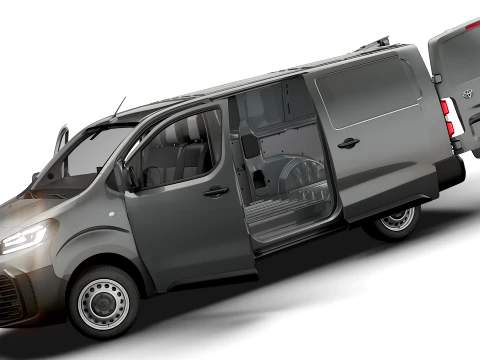 Toyota Proace Auto Van L3 HQInt 2027 3D Model