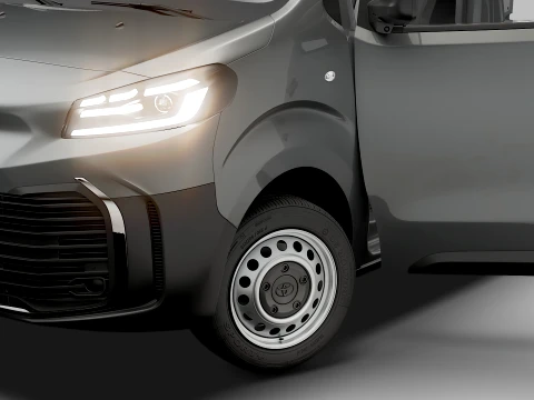 Toyota Proace Auto Van L3 HQInt 2027 3D Model