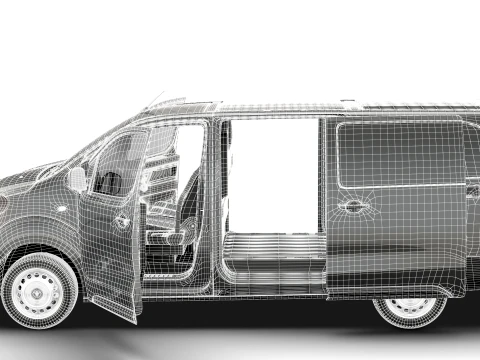 Toyota Proace Auto Van L3 HQInt 2027 3D Model