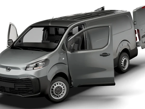 Toyota Proace Manual Van L3 HQInt 2027 3D Model