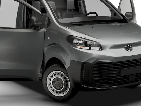 Toyota Proace Manual Van L3 HQInt 2027 3D Model