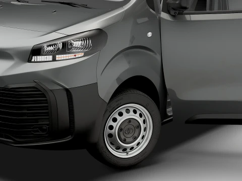 Toyota Proace Manual Van L3 HQInt 2027 3D Model