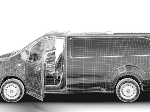 Toyota Proace Manual Van L3 HQInt 2027 3D Model