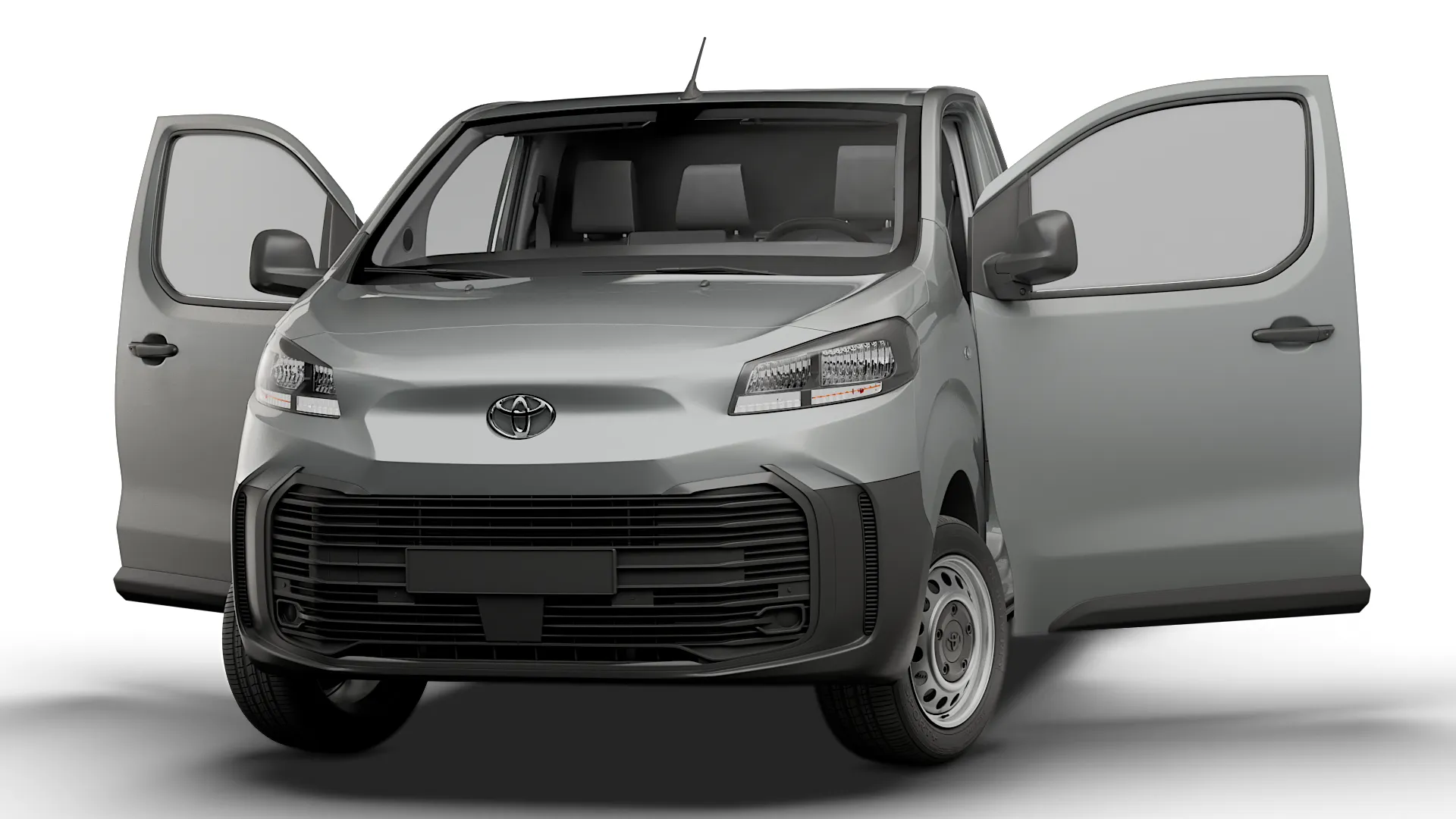 Toyota Proace Platform Cab L3 HQInt 2027 3D Model .c4d .max .obj .3ds .fbx .stl .blend 